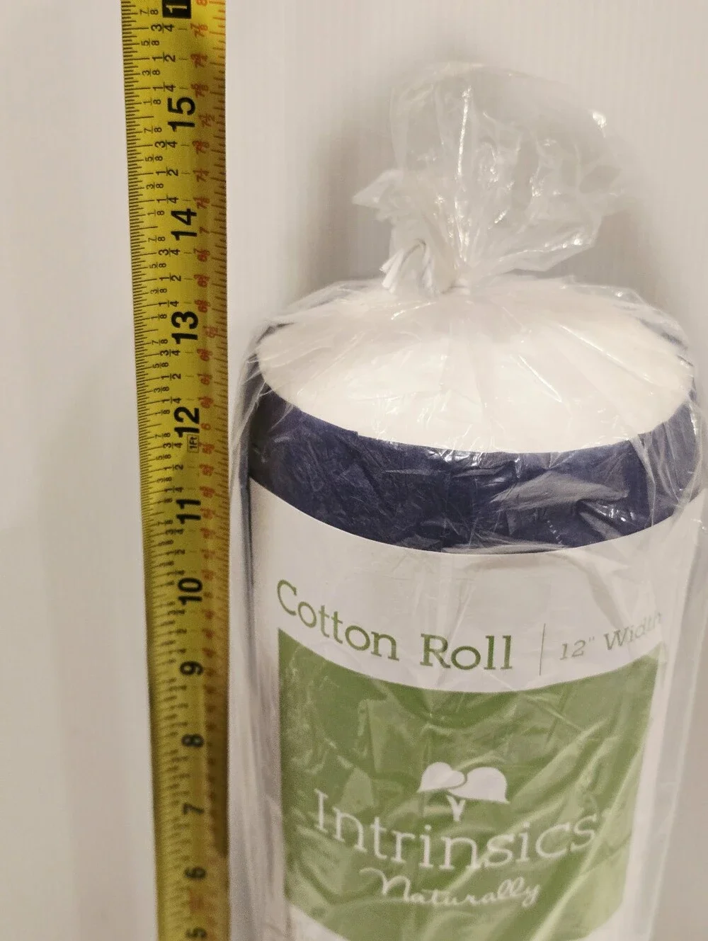 Intrinsics 100% Pure Cotton Roll – 12” Wide, 1 lb Organic 1 Pound (Pack of 1)